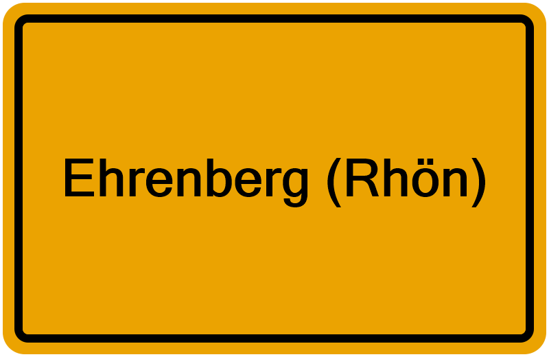 Handelsregister Ehrenberg (Rhön)